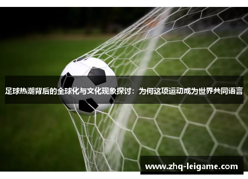足球热潮背后的全球化与文化现象探讨：为何这项运动成为世界共同语言
